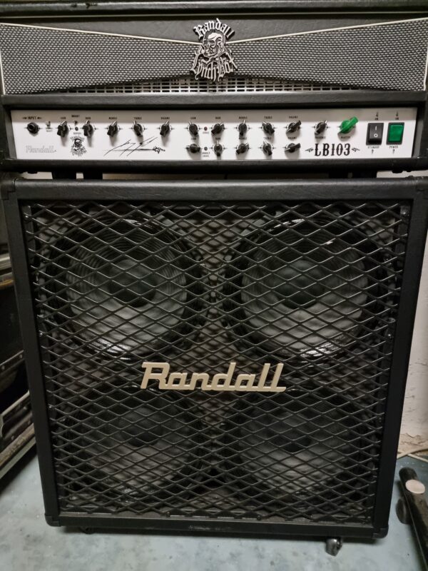 Randall LB103 George Lynch 100w Amp Head och Randall RG Series 4×12 Speaker Cabinet 200w 8 ohm