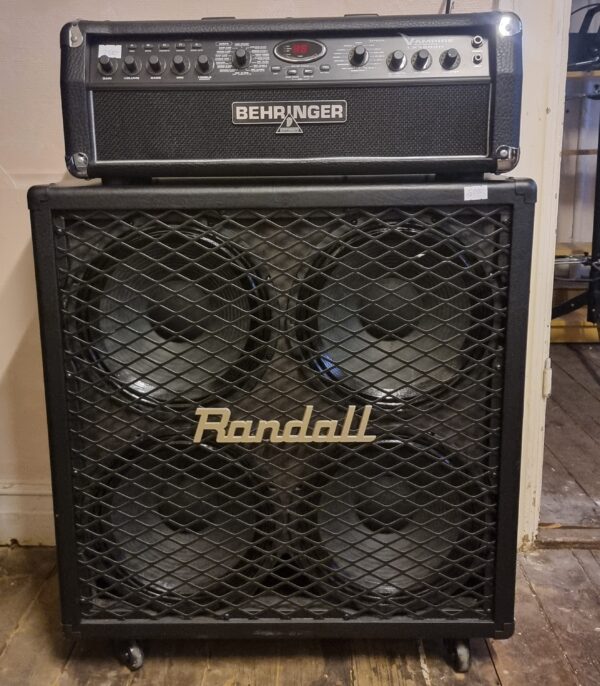 Behringer Vampire LX1200H demo ex. och Randall RG Series 4×12 Speaker Cabinet 200w 8 ohm