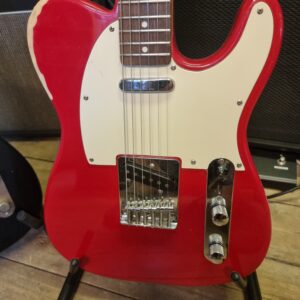 Telecaster, beg,sliten,cool,fixad,röd