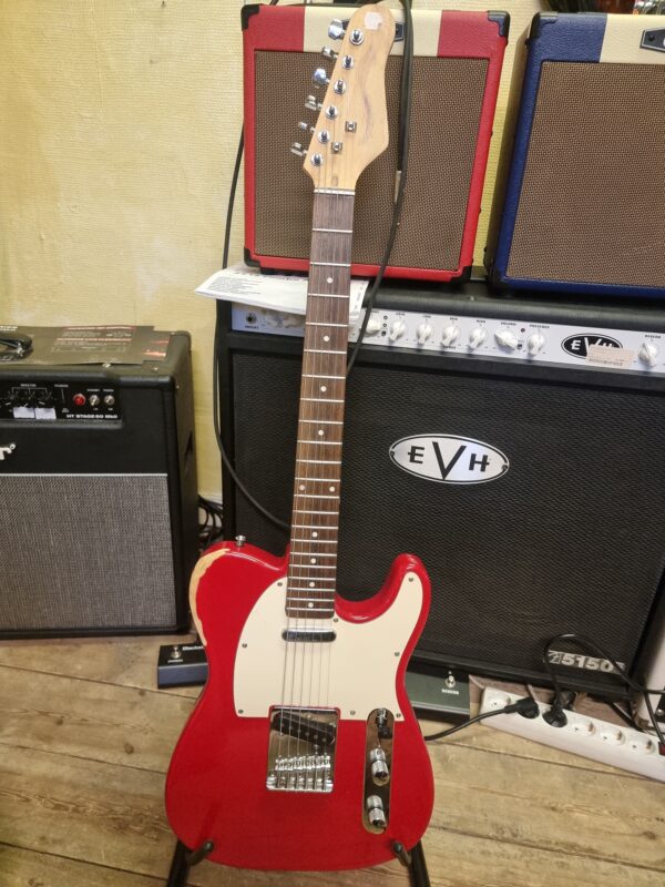 Telecaster, beg,sliten,cool,fixad,röd - Bild 2