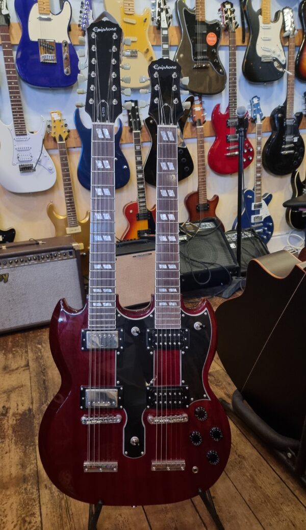 Epiphone Limited Edition G-1275 Double Neck SG - Pris diskuteras - Bild 3