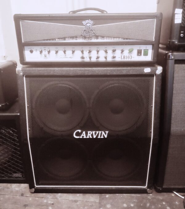 Randall LB103 George Lynch 100w Amp Head och Carvin 412 (Made in USA)